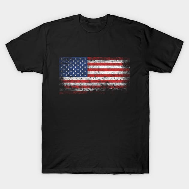 flag american grunge texture T-Shirt by Giraroad